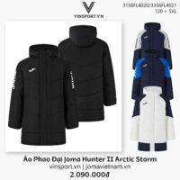 Áo Phao Đại Hàn Dáng Dài Joma Hunter II Arctic Storm 3156FL4020 nhiều màu