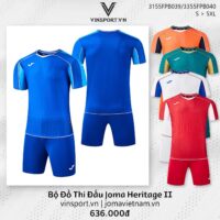 Bộ Đồ Thi Đấu Joma Heritage II 3155FPB039 nhiều màu
