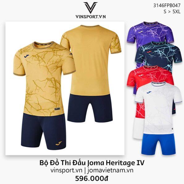 Bộ Đồ Thi Đấu Joma Heritage IV 3146FPB047 nhiều màu