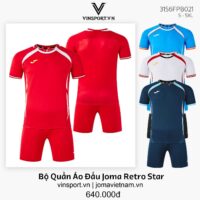 Bộ Quần Áo Đấu Joma Retro Star 3156FPB021