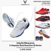 Giày Pick-Cầu-Chuyền Joma V.Impulse 25 Series 5156FP4531 – Đế DUAL REACTIVE màu trắng đế xanh