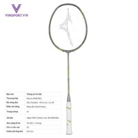 Vợt Cầu Lông Mizuno Carbosonic Ace V2 73MTB42350 – Tốc Độ Đỉnh Cao, Tấn Công Linh Hoạt trắng đen xanh lá (2)