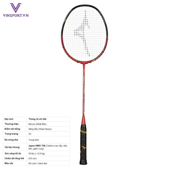 Vợt Cầu Lông Mizuno JPX 8.2 – Siêu Phẩm Tấn Công Toàn Diện Vừa Cập Bến VinSport Shop (4)