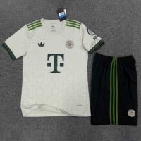áo bóng đá Bayern Munchen 2025 mau đỏ hoạ tiết trắng logo adidas thêu