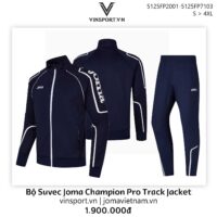 Bộ Nỉ Suvec Joma Champion Pro Track Jacket nhiều màu