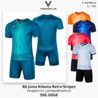 Bộ Quần Áo Bóng Đá Joma Atlanta Retro Stripes 3145FPB016 nhiều màu