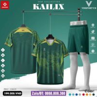 áo bóng đá Kailix chính hãng Hacorio vải Dri Fit nhiều màu xanh lá