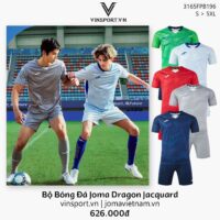 Bộ Bóng Đá Joma Dragon Jacquard 3165FPB196 Nhiều Màu