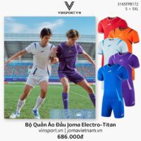 Bộ Quần Áo Bóng Đá Joma Electro-Titan 3165FPB172 nhiều màu