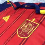Áo tây ban nha Tây Ban Nha 2026 sân nhà màu đỏ full logo thêu (2)