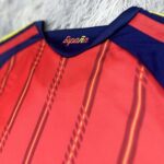 Áo tây ban nha Tây Ban Nha 2026 sân nhà màu đỏ full logo thêu (2)