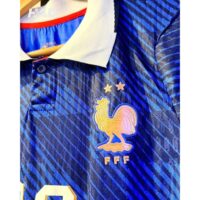 Bộ Quần Áo Bóng Đá Quốc Gia Pháp World Cup 2026 Màu Xanh Player (3)
