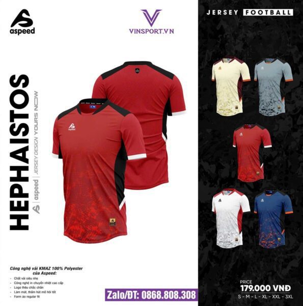 Bộ quần áo bóng đá HephaiStos Chính Hãng Aspeed (7)