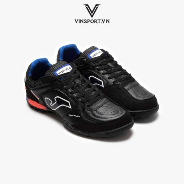 Giày Bóng Đá Joma Top Flex 2531 TF Màu Đen - Da Thật Cao Cấp