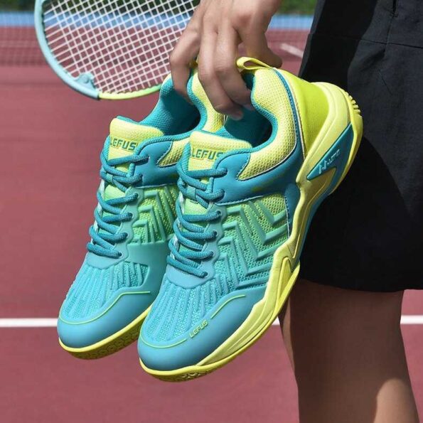 Giày Lefus L029 Chính Hãng – Cầu Lông & Pickleball Cao Cấp SKU-04-Xanh Ngọc