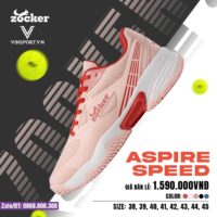 Giày Zocker Aspire Speed Đa Năng Cho Pickleball, Cầu Lông trắng xanh đen (1)