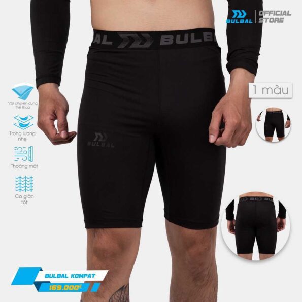 Quần Đùi Legging Thể Thao Nam Bulbal Quần Bó Cơ Nam Hỗ Trợ Giữ Nhiệt SP09 Quần Body