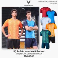 Bộ Áo Đấu Joma Multii Incisor 3136FPB124 3336FPB324 nhiều màu