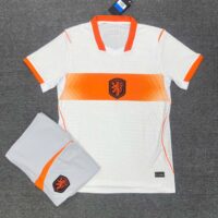 Bộ quần áo Bóng đá hà lan world cup 2026 hetherlands Màu trắng cam (3)
