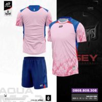 Bộ quần áo bóng đá CP AQUA chính hãng CP Sport nhiều màu hồng xanh