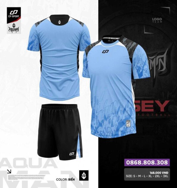 Bo quan ao bong da CP AQUA chinh hang CP Sport nhieu mau xanh dne scaled
