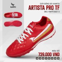Giày đá bóng Kamito Artista Pro TF chính hãng giá tốt size người lớn 2 màu xanh ngọc đỏ (1)