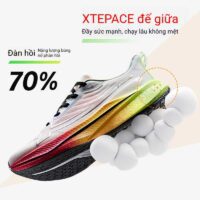 XTEP 2000KM 3.0 Phiên bản màu giới hạn – Vua của độ bền nhiều màu cam xanh xám (4)