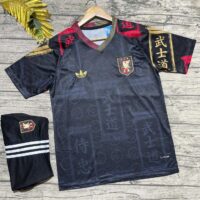 Áo Bóng Đá Nhật Bản Japan World Cup 2026 Màu Đen Tay Có Chữ Logo Thêu (5)