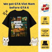 Áo Thun Grand Theft Auto Viet Nam GTA Vải Cotton Định Lượng Cao 2 chiều Nam Nữ (1)