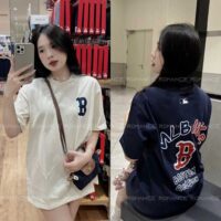 Áo Thun MLB LIKE BOSTON Nam Nữ ROMANCE STUDIO Tay Lỡ Form Rộng Chất Vải Cotton 260GSM Full Tag Mác (7)