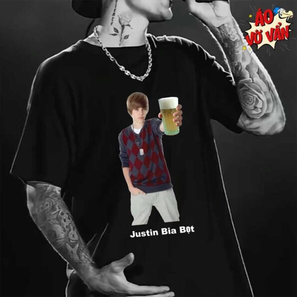 Áo Vớ Vẩn Justin Bia Bọt Bieber Oversize hài hước (8)