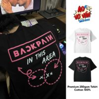 Áo thun Backpain in your area – Black Pink Đau lưng mỏi gối