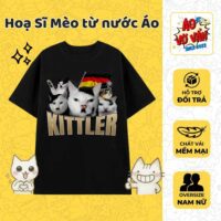 Áo thun Kittler Adolf Đẳng Cấp Nazis Mèo Nước Áo