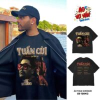 Áo thun Tuấn Cùi The Weeknd Quê Bến Tre hiệu vớ vẩn (2)
