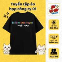 Áo thun đi làm thật tuyệt vọng