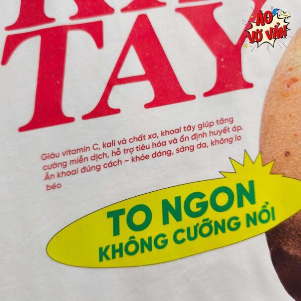 Áo thun người việt khoai tây 2 màu trắng (1)