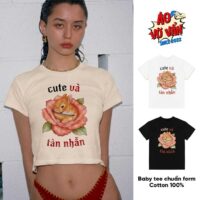 Áo thun nữ Cute và tàn nhẫn