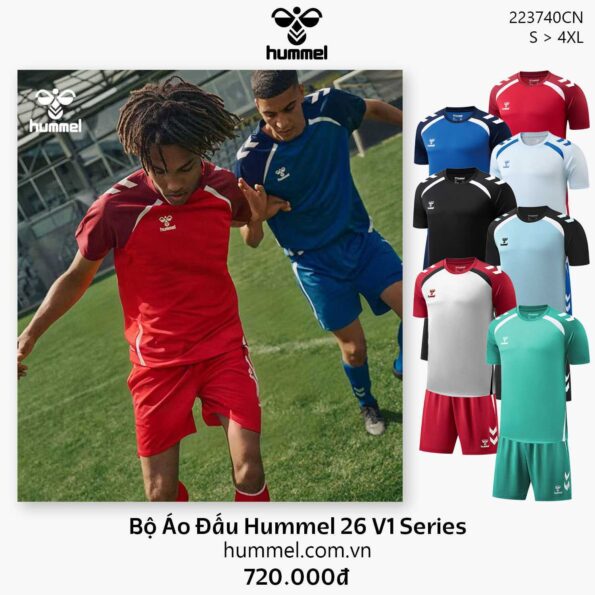 Bộ Áo Đấu Bóng Đá Hummel 26 V1 Series 223740CN