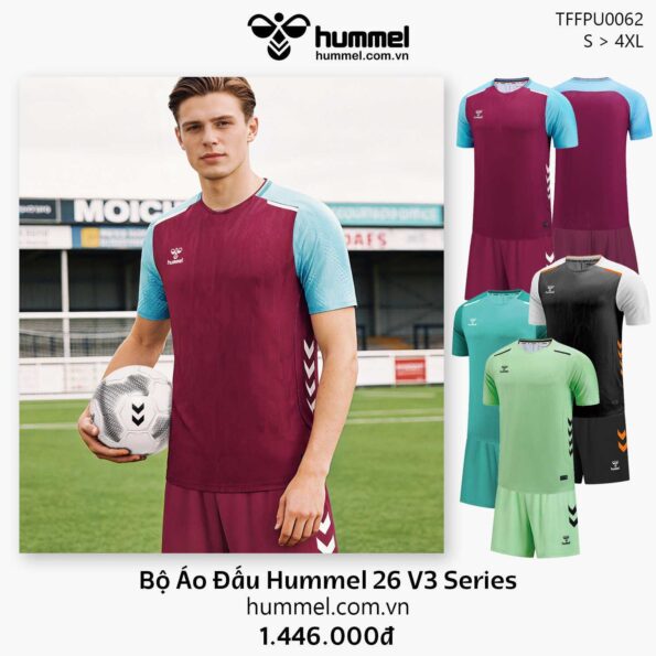 Bộ Áo Đấu Bóng Đá Hummel 26 V3 Series TFFPU0062