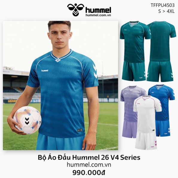 Bộ Áo Đấu Bóng Đá Hummel 26 V4 Series TFFU4503