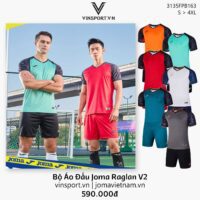 Bộ Áo Đấu Joma Raglan V2 3135FPB163