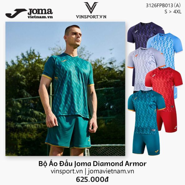 Bộ quần áo bóng đá Joma Diamond Armor 3126FPB013 nhiều màu