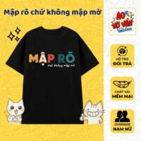áo thun mập rõ chứ không mập mờ