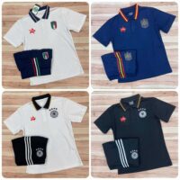 bộ quần áo bóng đá polo có cổ đội tuyển đức bỉ ý