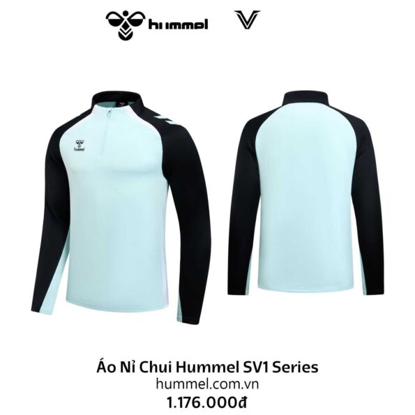 Áo Nỉ Chui Hummel SV1 Series 223759CN nhiều màu xanh ngọc tay đen