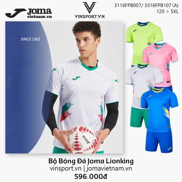 Bộ Bóng Đá Joma Lionking 3116FPB007 3316FPB107 （A) nhiều màu