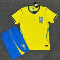 Bộ Quần Áo Bóng Đá Đội Tuyển Brasil WC 2026 màu vàng sân nhà (6)