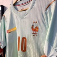 Bộ Quần Áo Bóng Đá Quốc Gia Pháp World Cup 2026 Màu Xanh Ngọc bản player