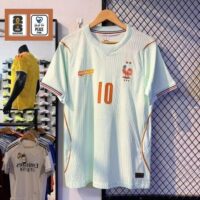 Bộ Quần Áo Bóng Đá Quốc Gia Pháp World Cup 2026 Màu Xanh Ngọc bản player