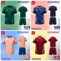 Bộ Thể Thao Đá Bóng Wika Dominic Chính Hãng nhiều màu